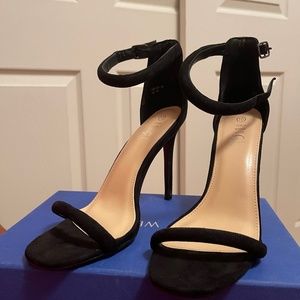 NEW!  Black suede sandals